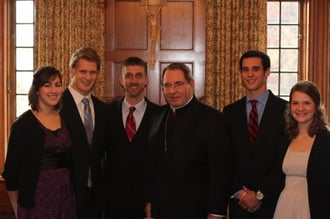 SPONJ Staff & Missionaries with Archbishop Myers