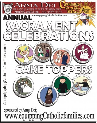 Sacrament Cake Topper Kit