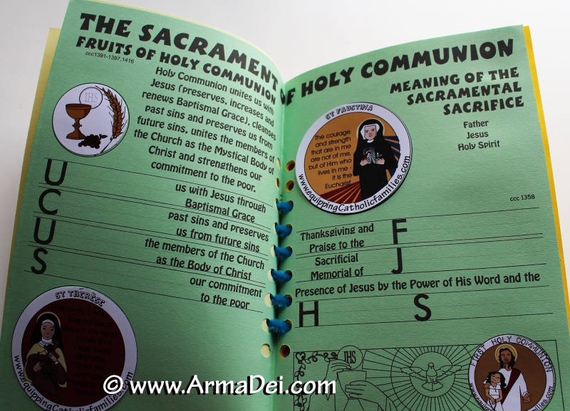 "Reconciliation and Holy Communion: Sacraments with the Saints!" by Monica McConkey (CatholicMom.com)