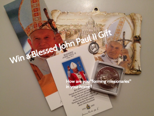 Share your ideas for "Forming Missionaries" and enter to win our Blessed John Paul II package!