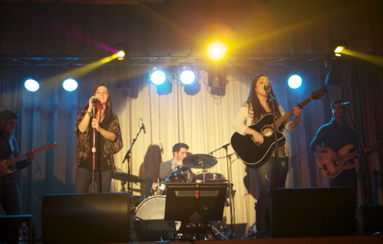 The Costa Crew performs at Array of Hope