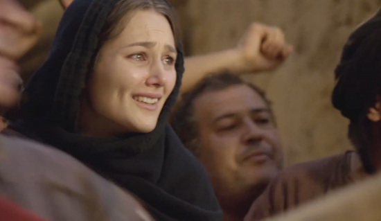 Alissa Jung as Mary in "Mary of Nazareth"