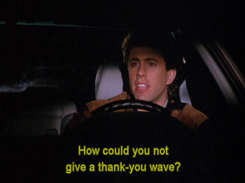 Via Seinfeld Daily on Tumblr.