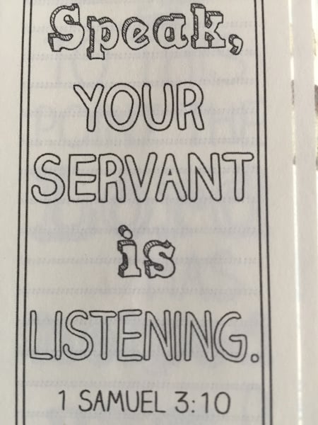Picture, taken by Pam Spano, from Inspire, The Bible for  Creative Journaling
