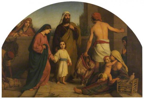 The Holy Family Returned from Egypt. The artist is William Charles Thomas Dobson.
