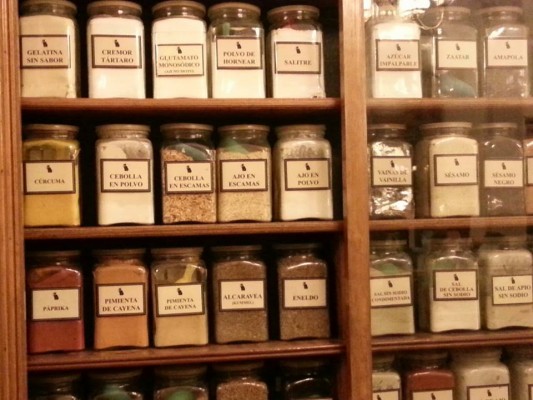Title  Espanol  especias en un negocio de Buenos Aires Argentina author  Hectoryemmi Date  27 October 2014 from WikiMediaCommons license  Creative Commons Attribtuion Share Alike 4 International license