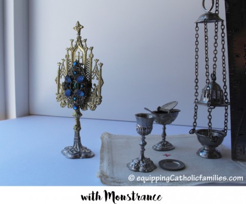 Vintage Miniature Monstrance