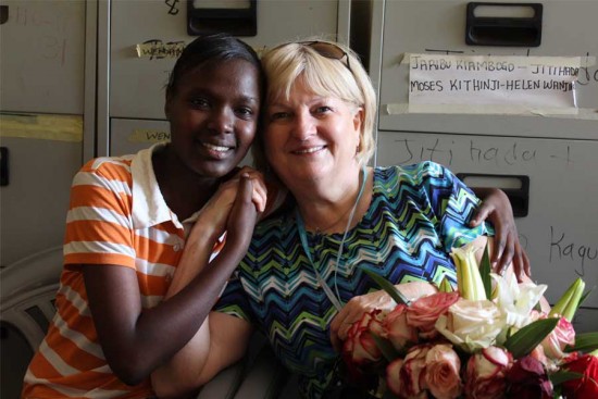 Yvonne and her sponsor, Bridget. Photo copyright 2016 Unbound. All rights reserved.