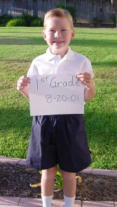 Adam - First Grade, 2001