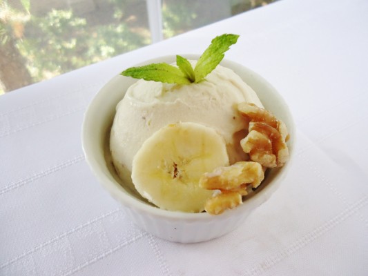 Banana Walnut Ice Cream