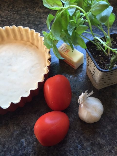 "Meatless Friday: Basil-tomato quiche" by Danielle Heckencamp (CatholicMom.com)