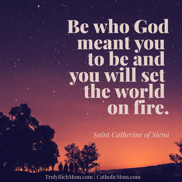 be who God meant you to be and you will