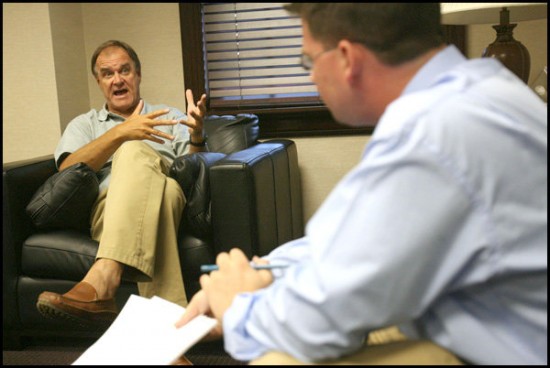 Matt Palmer interviews former Baltimore Ravens coach Brian Billick