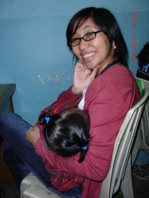 Breastfeeding my second child