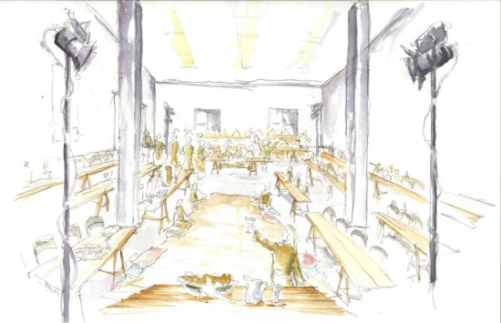 Rendering of the Cana Dinner Theater