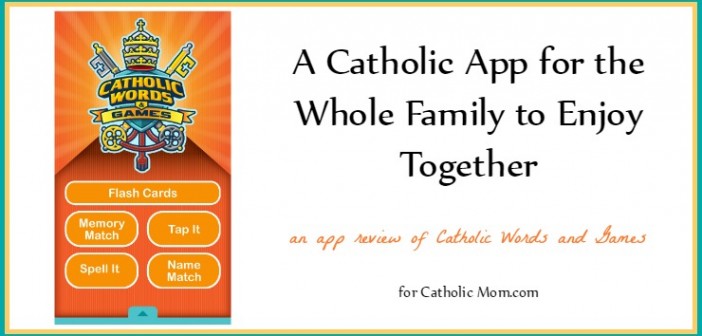 Catholic Words and Games app review