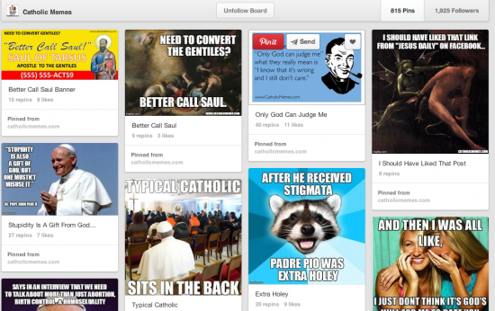 catholic memes pinterest screen