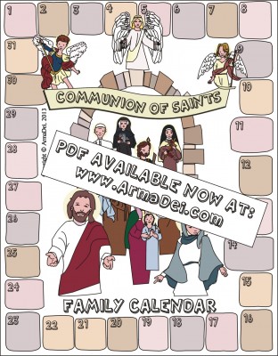 Communion of Saints calendar