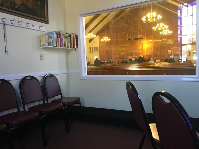 "The Crying Room" by Laura Phelps (CatholicMom.com)