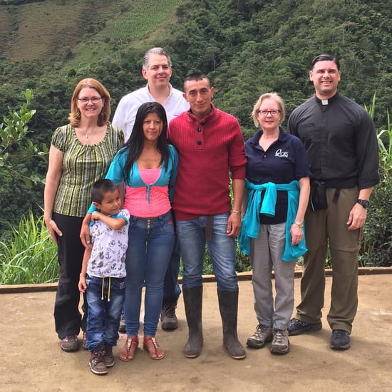 Our CRS Media Team with Fedencio, an award winning coffee producer from Linares, who proves that the work being done by CRS' Borderlands Coffee project is a worthy investment! Our CRS Rice Bowl gifts go to help foster the work of coffee producers like Fidencio.