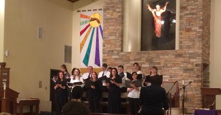 filming Lessons and Carols small
