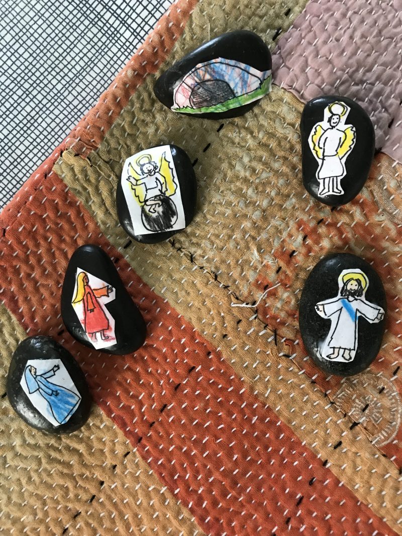 "Telling the Easter Story with Resurrection Story Stones" by Abbey Dupuy (CatholicMom.com)