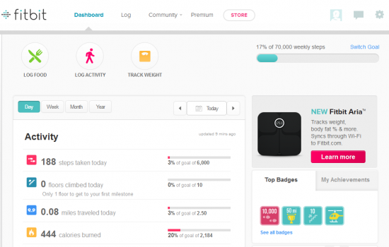 fitbit-web-dashboard