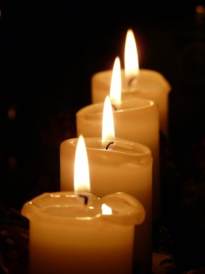 fourth week of advent love candle