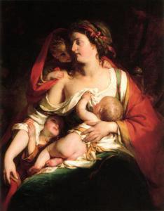 friedrich-von-amerling-mother-and-children-s