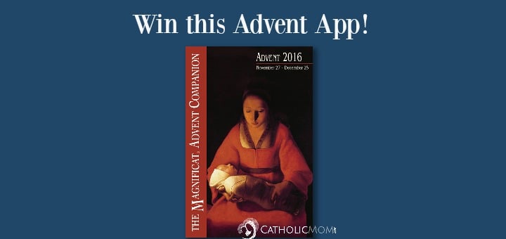 "GIVEAWAY: Magnificat Advent Companion App for iOS" (CatholicMom.com)