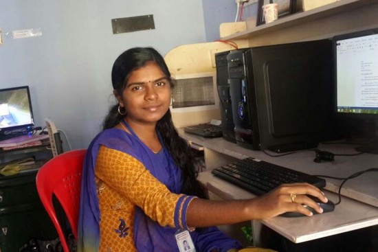 Jeba Mathi loves her job as a social worker for Unbound in Trichy, India, where she was raised by her grandmother and was a sponsored child herself.