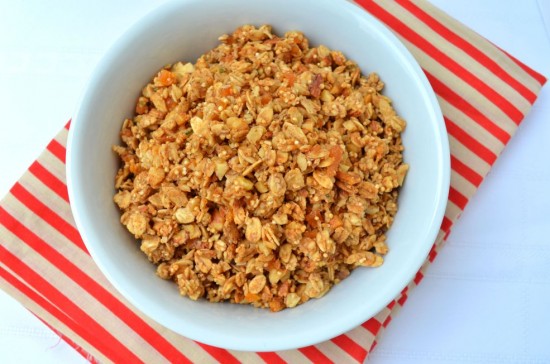 Amaranth Hemp Seed Apricot Granola (oil-free)
