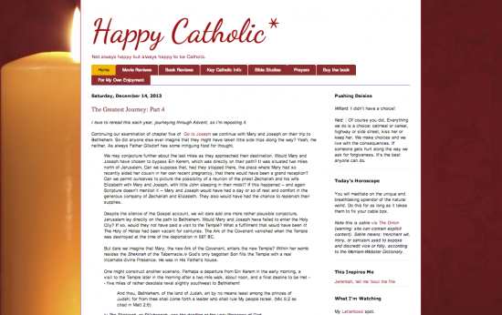 happy catholic screenshot