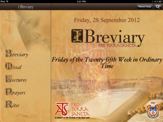 iBreviary Pro Terra Sancta