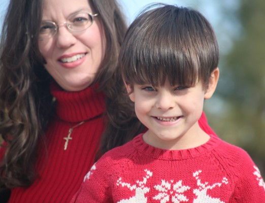 john and mom for be like Mother Teresa column