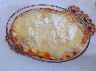 lasagna with carrot sauce Flavia Ghelardi