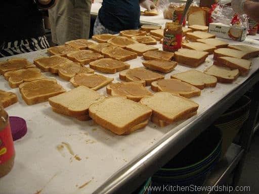 lots of sandwiches