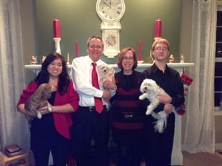Marsha Kampfl and her family