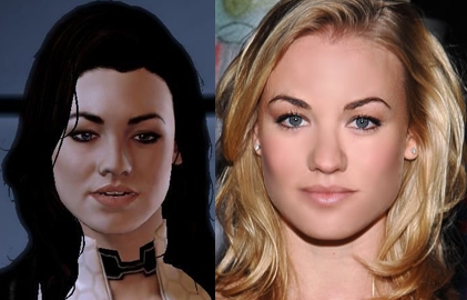 Tell me this isn't bad for graphics. One's the character, the other's the voice actor. 