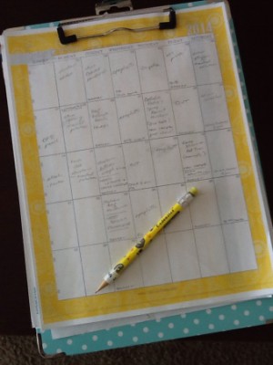 menu plan
