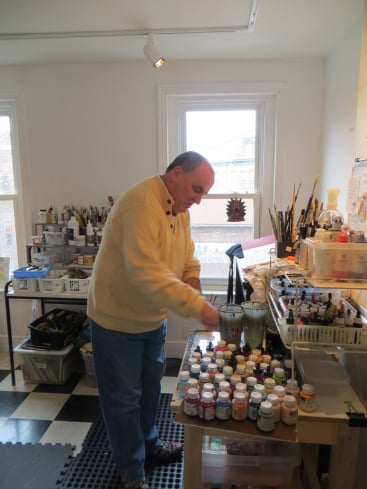 mickey working