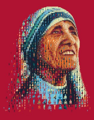 Charis Tsevis Mother Teresa: From the Greek people to the Albanian people, Flickr Creative Commons