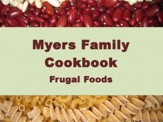 myers family cookbook frugal