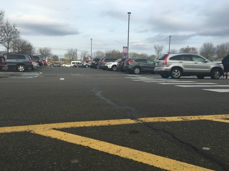 "Praise in the parking lot" by Laura Mary Phelps (CatholicMom.com)