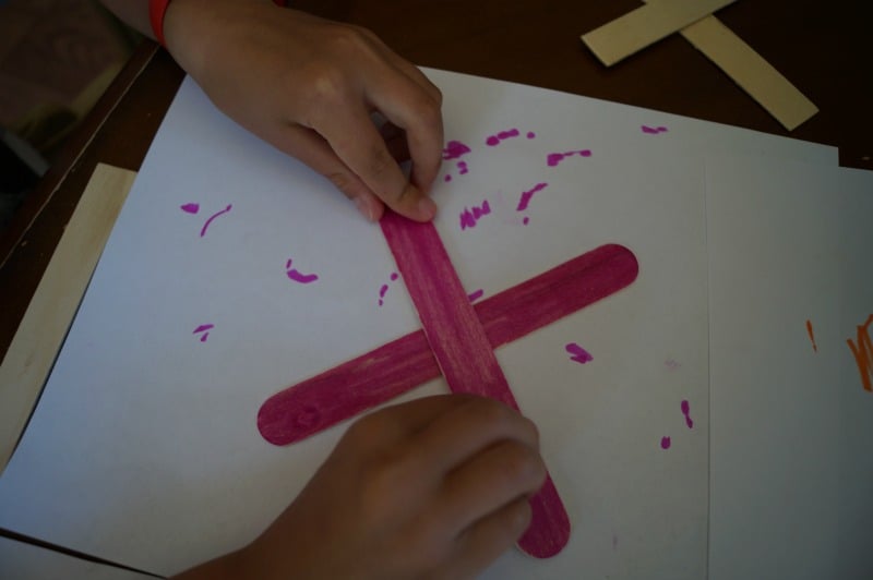 "Popsicle Stick Monstrance" by Janele Hoerner (CatholicMom.com)