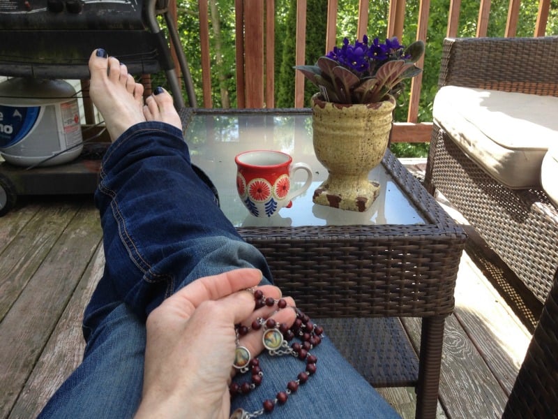 "Pray like a mother" by Laura Mary Phelps (CatholicMom.com)
