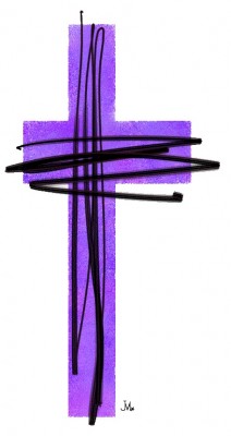 purple cross_-lent