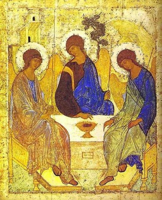 Rublev's Trinity: "... as you, Father, are in me and I in you, that they also may be in us ..." John 17:21
