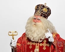Fr. Joseph wearing the Eastern Orthodox Vestments of St. Nicholas