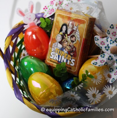 saints in your easter basket